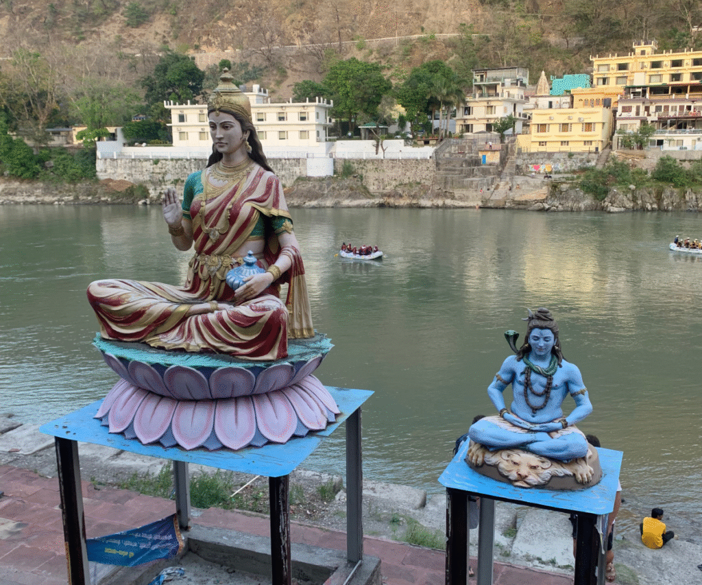 hindu Gods by the holy ganga