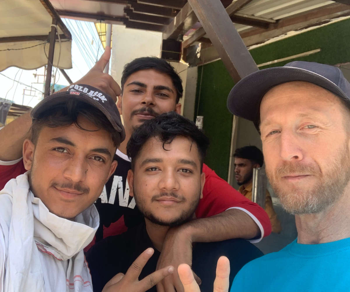 indian friends in rishikesh - Life in Tapovan