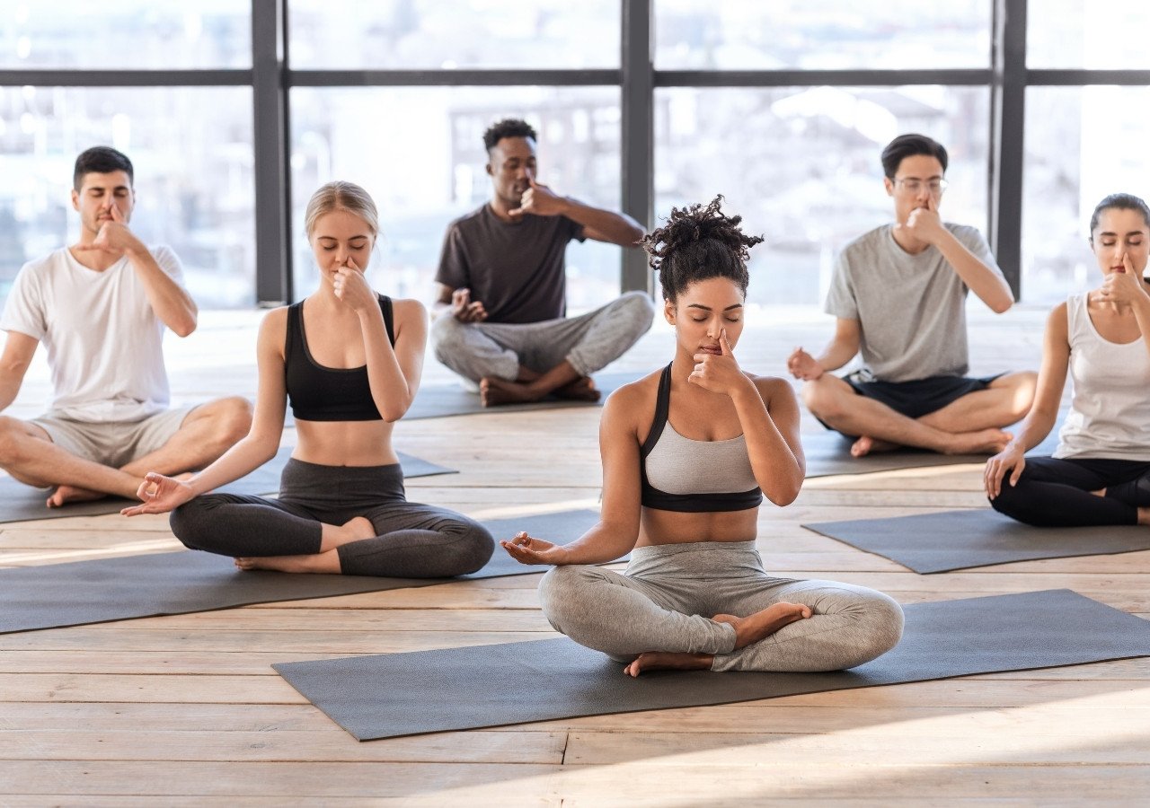 yoga-breathing-pranayama-for-beginners-class Yoga Breathing for Beginners: Pranayama and Stress Relief